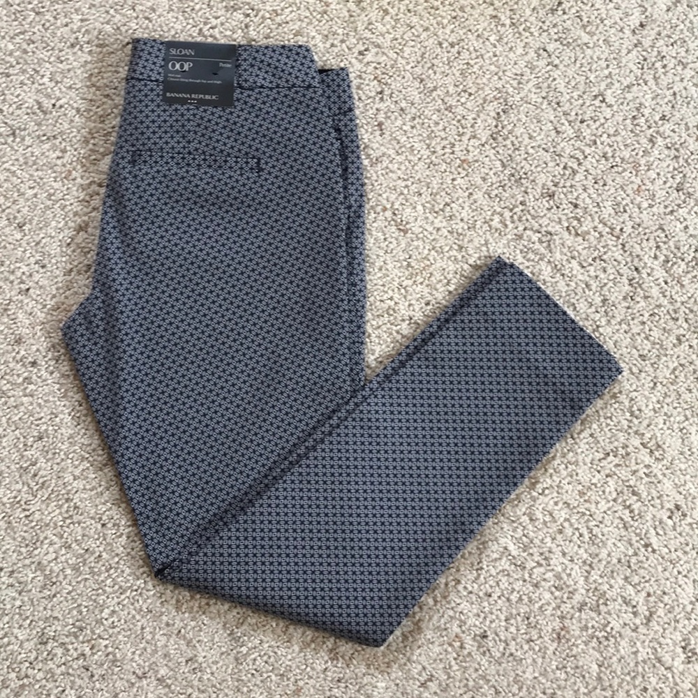 NWT, Banana Republic Printed Sloan Pants!